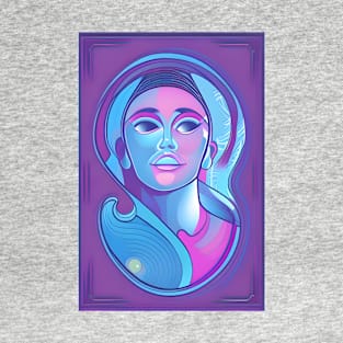 Colorful girl illustration T-Shirt